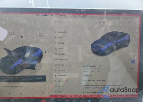 2022 Tesla Model Y from USA, damaged, VIN 7SAYGDEEXNF430558